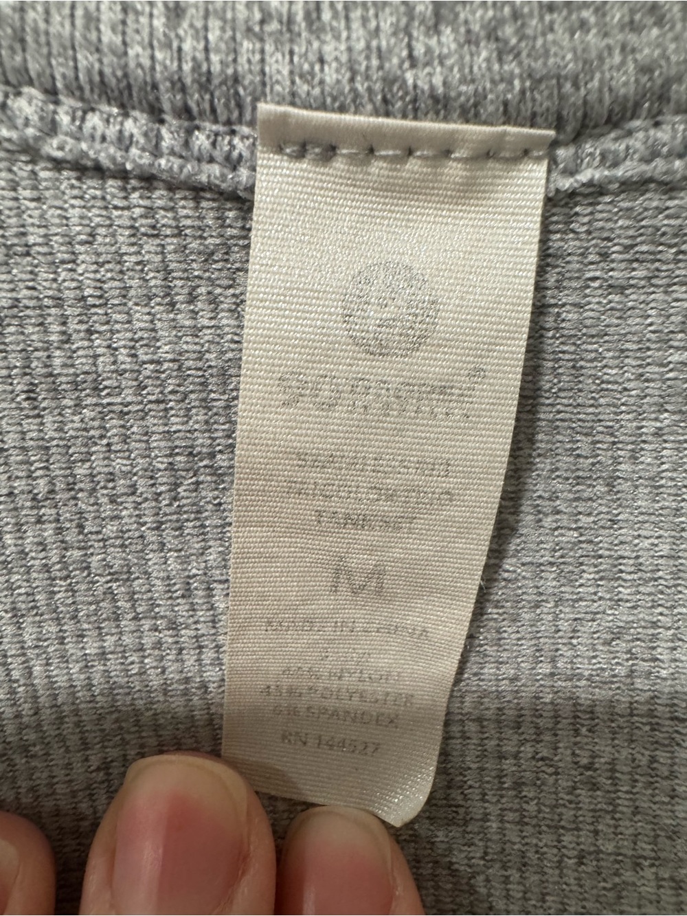 Gray Ribbed Racerback Tank Top - Picture 4 of 4